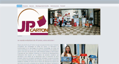 Desktop Screenshot of jpcarton.com